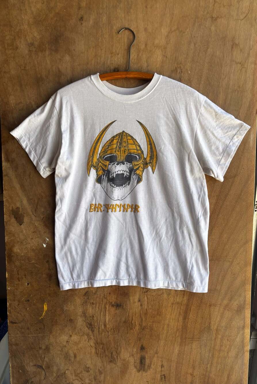 RARE vintage 80s Powell Peralta per wilder test print skateboard t shirt